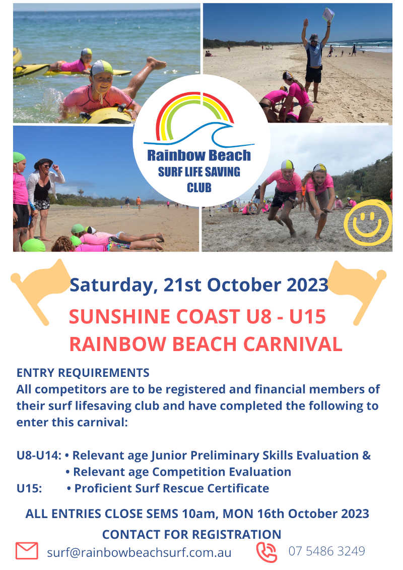 Sunshine Coast Rainbow Beach Carnival 2023 information
